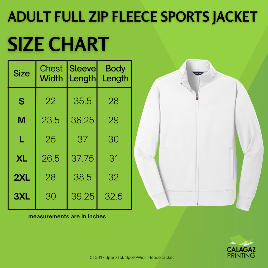 Collier Full Zip Fleece Sports Jacket - Navy