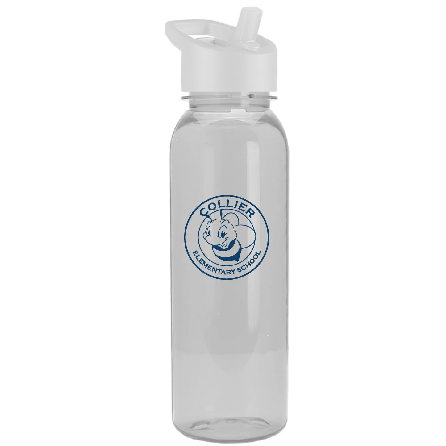 Collier 24oz Garyline Water Bottle w/ Flip-Straw Lid